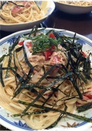 ツナとトマトの冷製パスタ-レシピのメイン写真