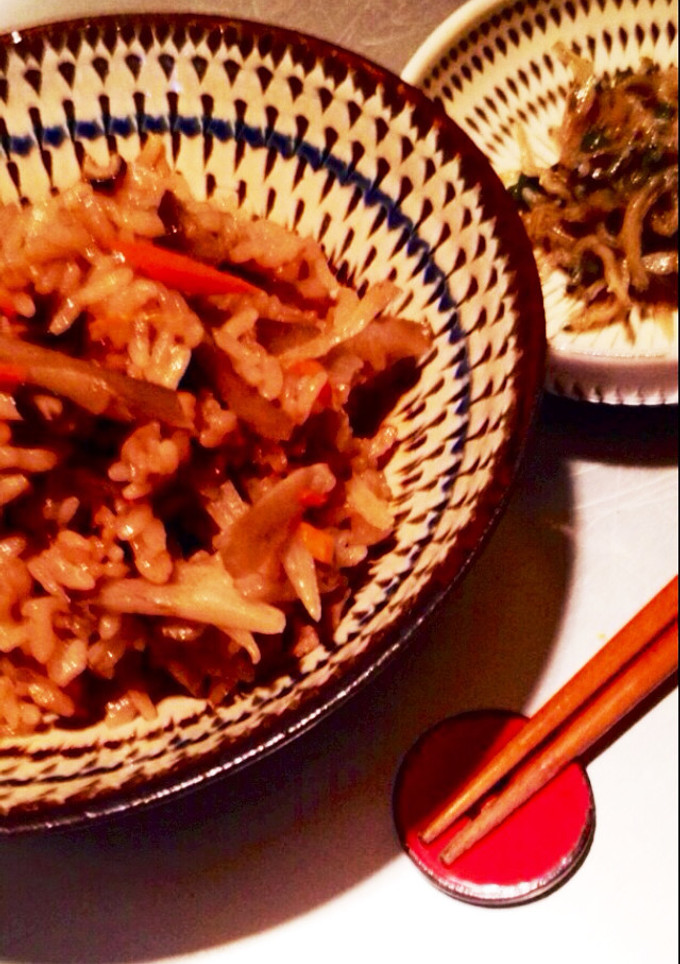 ごぼうと豚肉の味ごはん-レシピのメイン写真