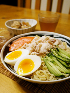 卵がとろり☆豚しゃぶの冷しつけ麺-レシピのメイン写真