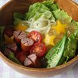 ジョンソンヴィルの冷やしサラダうどん