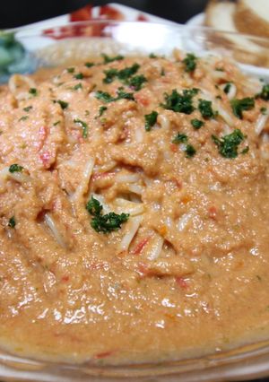 ガスパッチョで冷たいパスタ-レシピのメイン写真
