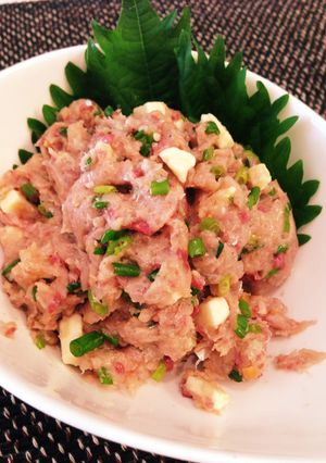 わさチーズ！鯵のなめろう-レシピのメイン写真