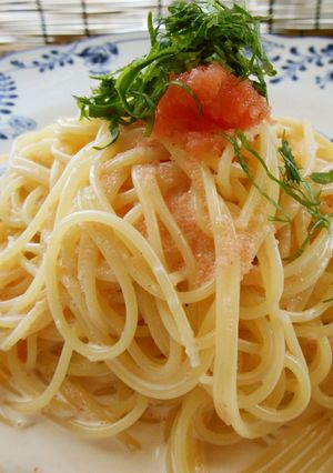めんつゆで簡単☆冷製☆明太子スパ-レシピのメイン写真