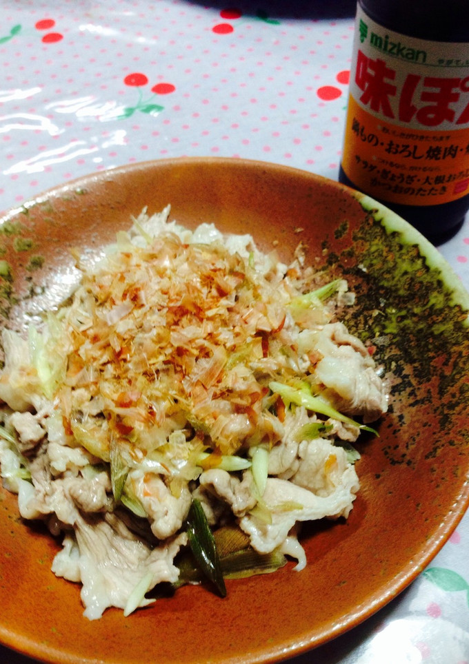 簡単♪さっぱり！豚肉とみょうがの冷しゃぶ-レシピのメイン写真