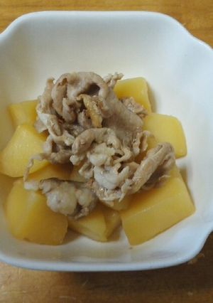シンプル～豚肉とじゃがいもだけ肉じゃが～-レシピのメイン写真