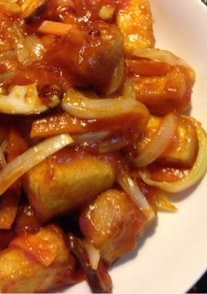 お豆腐でかさ増し酢豚！-レシピのメイン写真