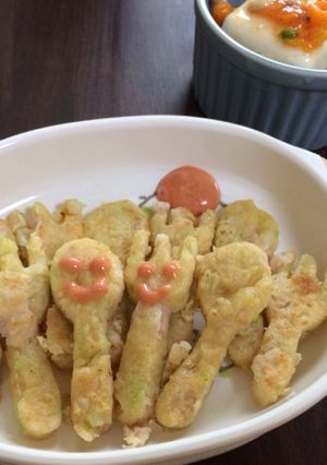 離乳食後期☆てづかみお好み焼き-レシピのメイン写真