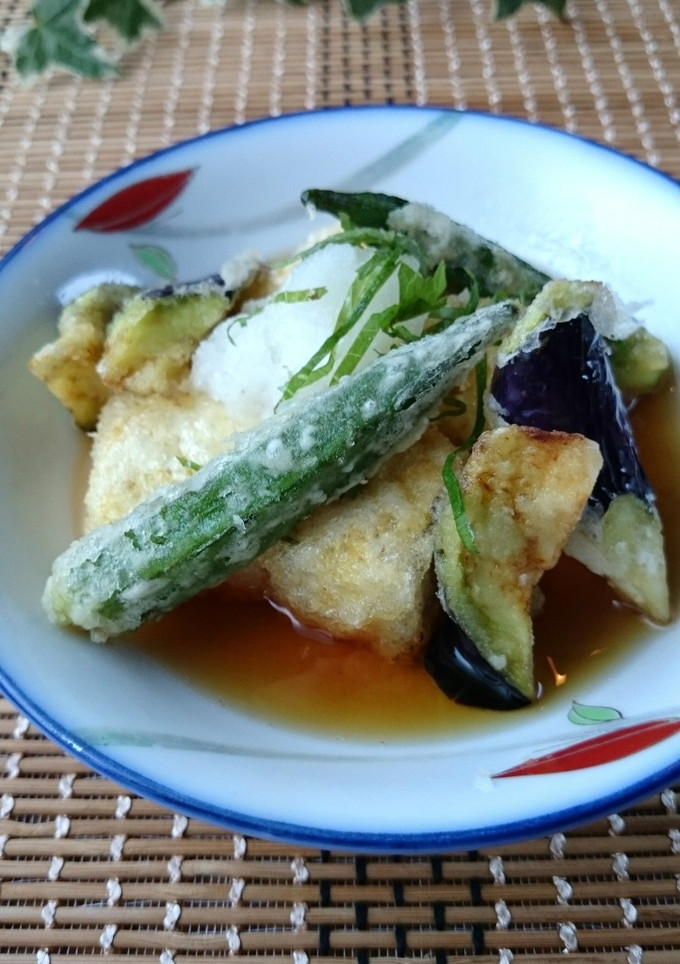 夏は冷やして☆揚げ出し豆腐なすオクラ★-レシピのメイン写真