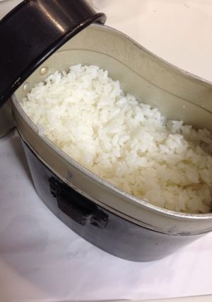 カセットコンロで☆飯ごう-レシピのメイン写真