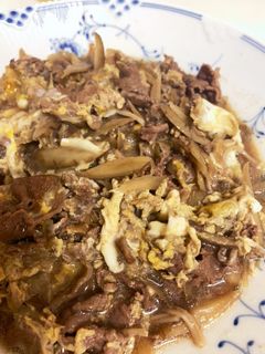 ごぼうと牛肉の柳川風-レシピのメイン写真