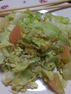 シンプルで美味しい♪キャベツと玉子炒め-レシピのメイン写真