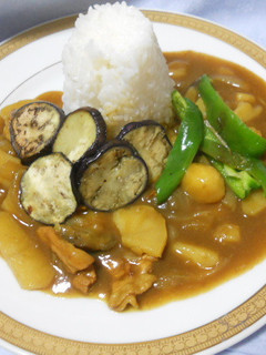 油揚げと茄子の野菜カレー♪-レシピのメイン写真
