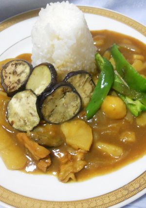 油揚げと茄子の野菜カレー♪-レシピのメイン写真
