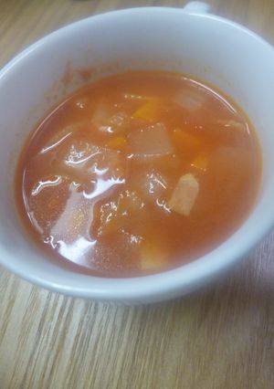 トマトスープ-レシピのメイン写真