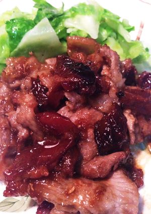 豚肉の生姜焼き トライプルーン入り-レシピのメイン写真