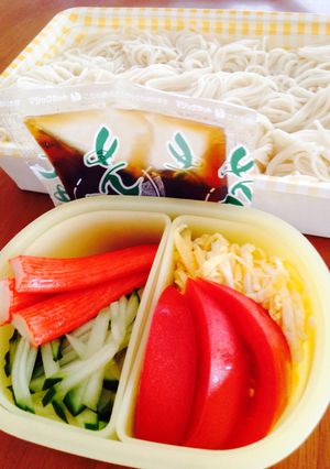簡単☆夏はそうめん弁当-レシピのメイン写真
