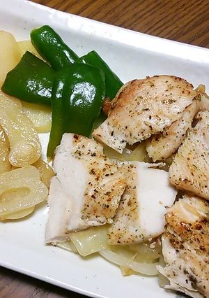 鶏むね肉のIHグリル焼き-レシピのメイン写真