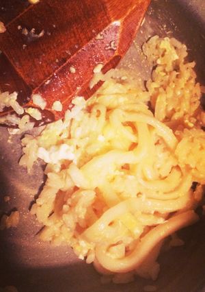 THE男飯うごん（うどんとご飯のコラボ）-レシピのメイン写真