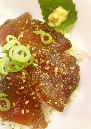 簡単！鰹の漬け丼♪美味しい秘密はご飯☆-レシピのメイン写真