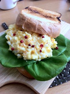 カフェ風たまごオープンサンド-レシピのメイン写真