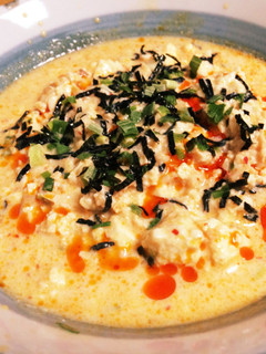 鳥ひき肉と豆腐の冷たいピリ辛豆乳スープ-レシピのメイン写真