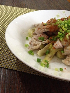 アマニ油ドレで☆鶏肉とナスの棒棒鶏風-レシピのメイン写真
