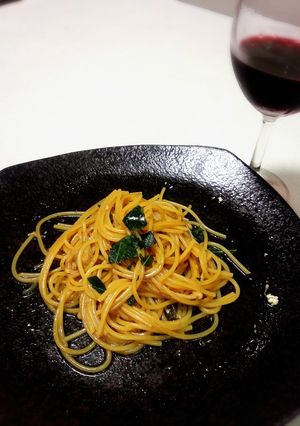すき焼き残り汁でパスタ-レシピのメイン写真