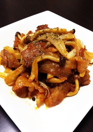 しめじの豚ケチャ炒め-レシピのメイン写真