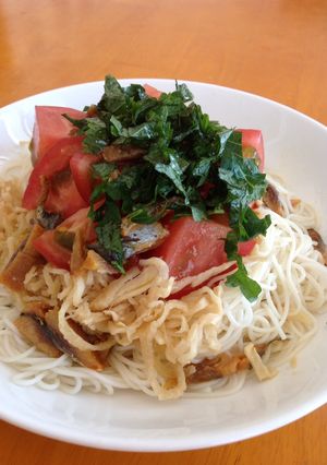 切り干し大根、アンチョビ、トマトの素麺-レシピのメイン写真