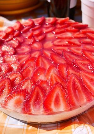 ストロベリーレアチーズケーキ-レシピのメイン写真