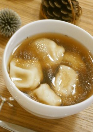 余ったペリメニで✿梅ろしあスープ-レシピのメイン写真