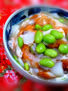 さつま揚げ & 長芋の煮物☆-レシピのメイン写真