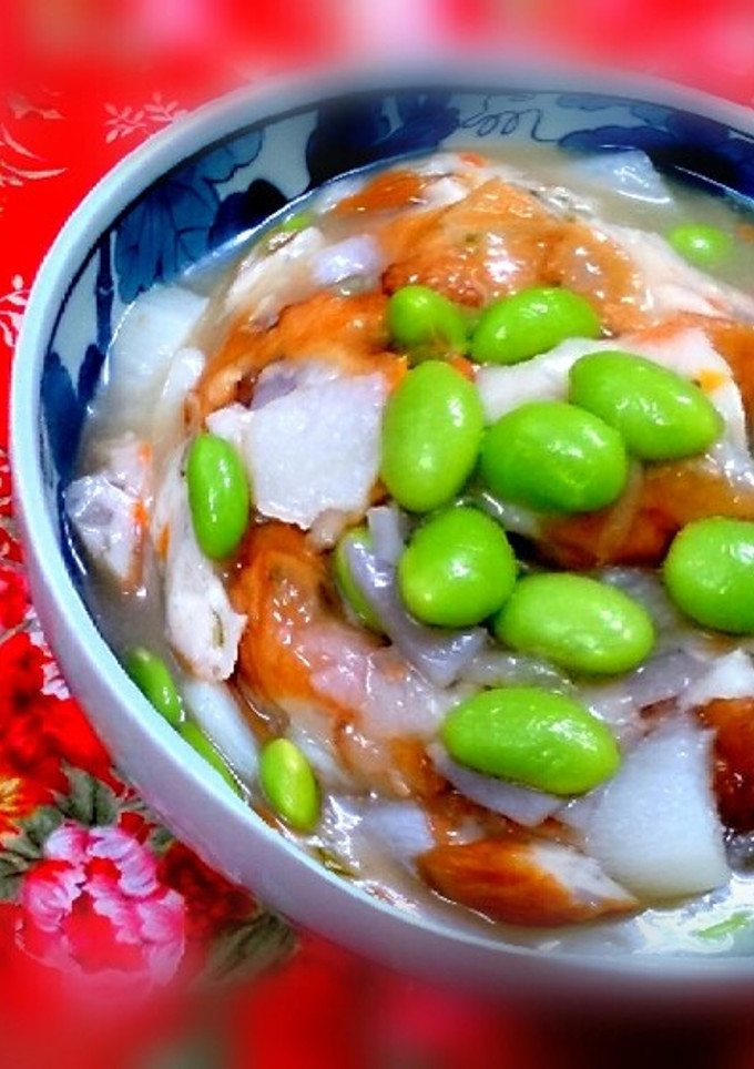 さつま揚げ & 長芋の煮物☆-レシピのメイン写真