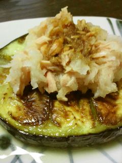 ナスのツナおろし田楽-レシピのメイン写真