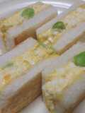 卵サンドイッチ☆枝豆入り