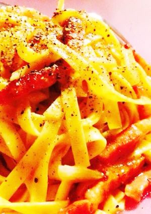 カルボナーラ-レシピのメイン写真