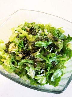 レタスとしらすのナムル風サラダ-レシピのメイン写真