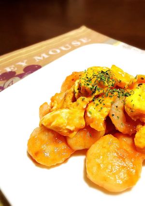 海老と卵のケチャップ煮込み★-レシピのメイン写真