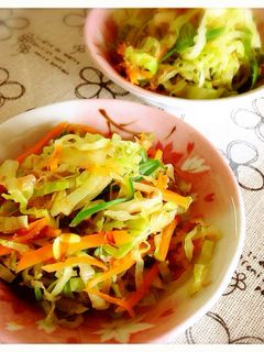 10分で完成♪キャベツのおかか和え-レシピのメイン写真