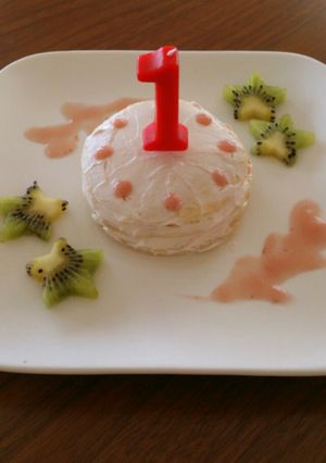 １歳のバースデーケーキ-レシピのメイン写真