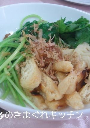 三つ葉と油揚げのさっと煮-レシピのメイン写真