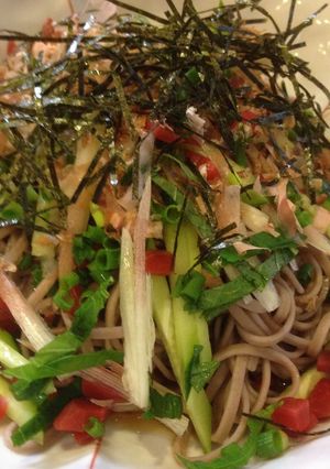 簡単薬味ソバ-レシピのメイン写真