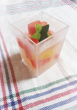 すいかの寒天ゼリー☆-レシピのメイン写真