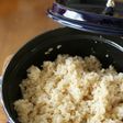 ストウブ☆びっくり水で簡単玄米ご飯
