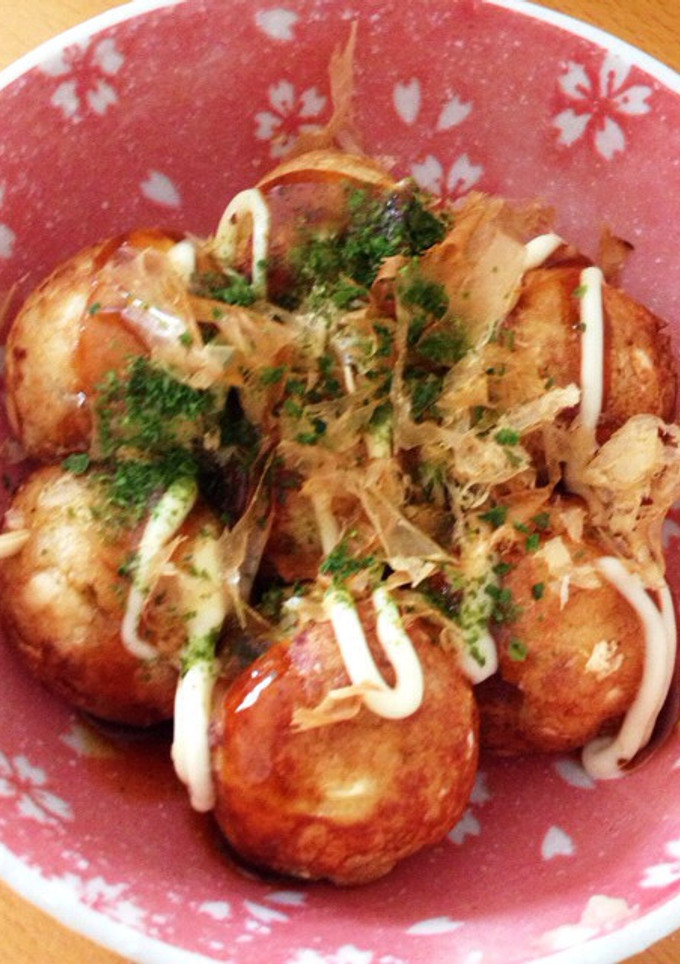 簡単♩タコ焼き器でお好み焼きボール！-レシピのメイン写真