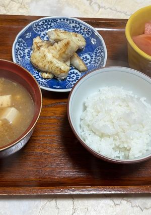 【健康介護】刺身鯛オリーブオイル焼き-レシピのメイン写真