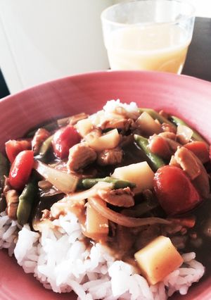 バーモントカレーでココイチ風カレー-レシピのメイン写真