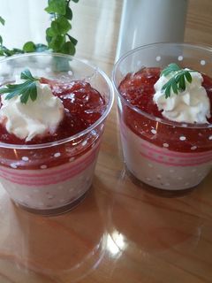 ジャムとヨーグルトの簡単ムース♪-レシピのメイン写真