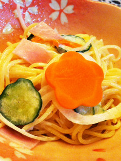 レンジで簡単☆サラダパスタ-レシピのメイン写真