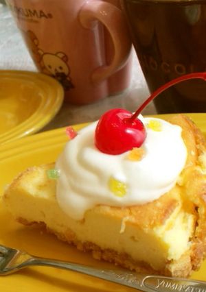 天使のベイクドチーズケーキ-レシピのメイン写真